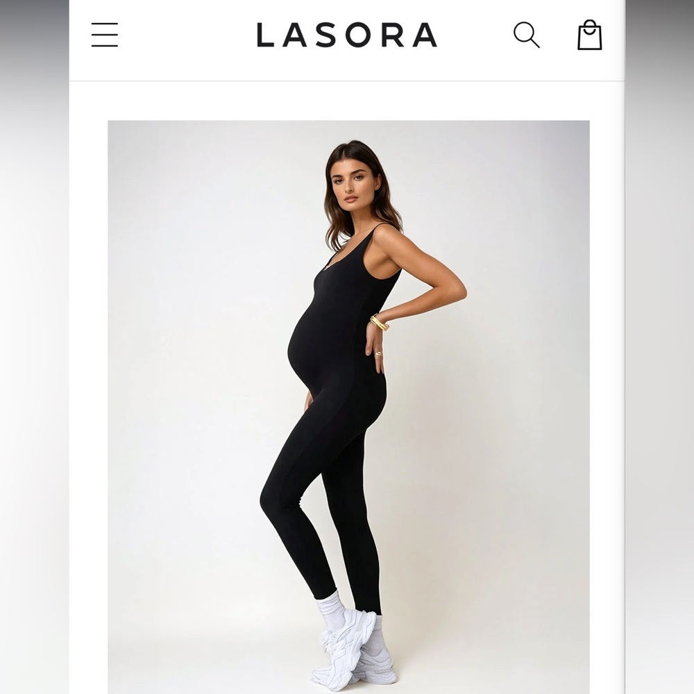 NWT Lasora Maternity Rompers x2